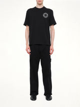2100001 Chest Logo T-Shirt in Black