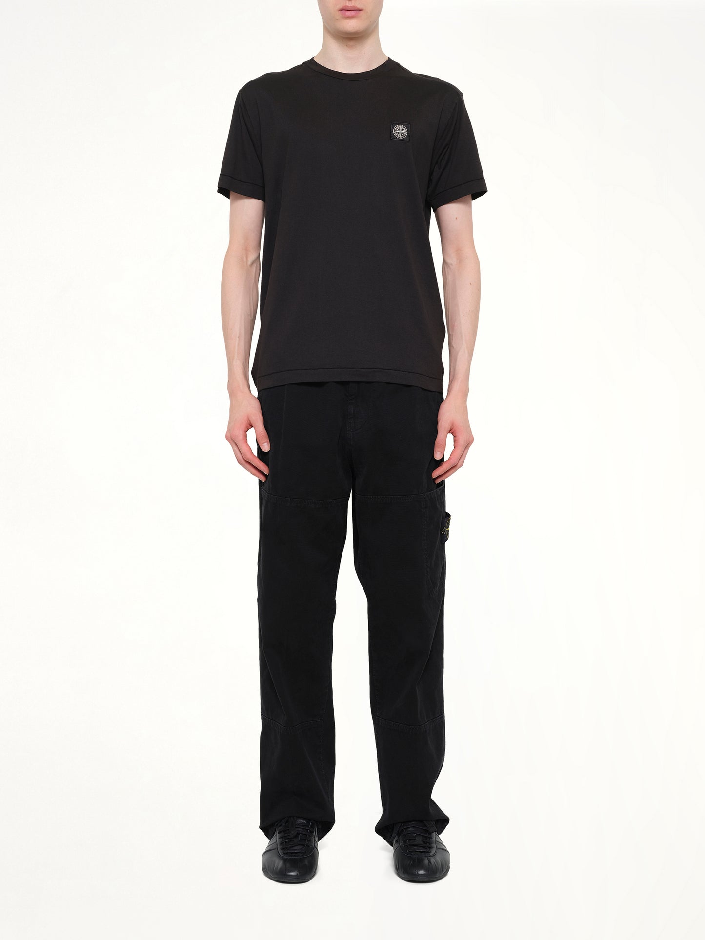 2100027 Logo Patch T-Shirt in Black