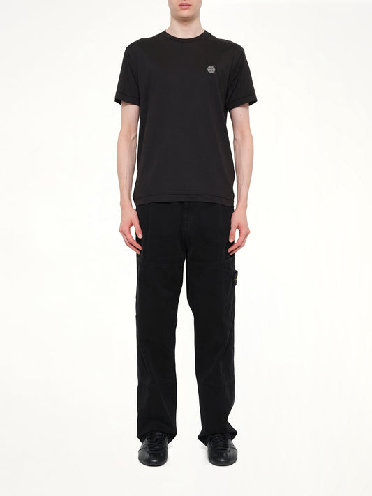 2100027 Logo Patch T-Shirt in Black