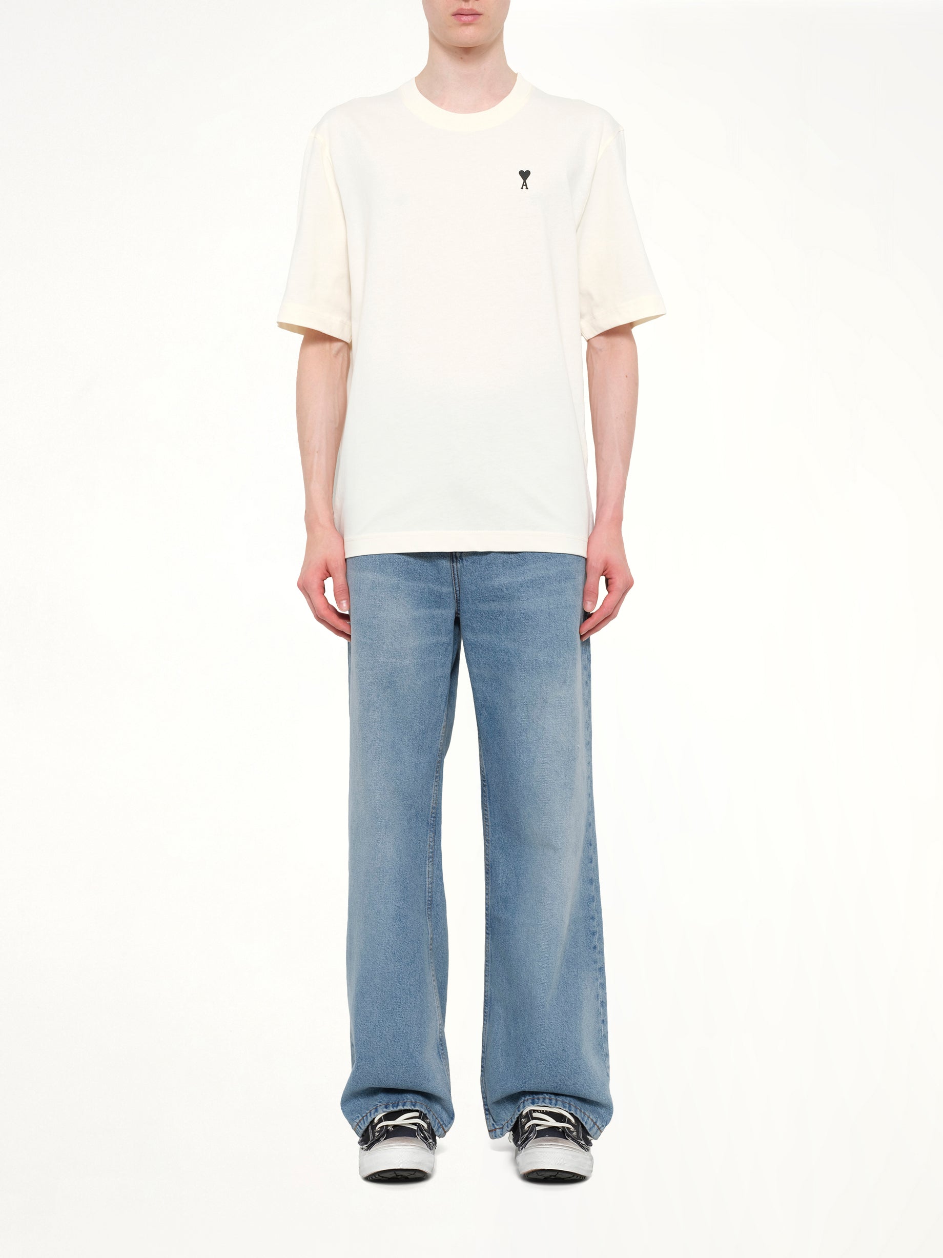 Boxy Fit ADC T-Shirt in Cream