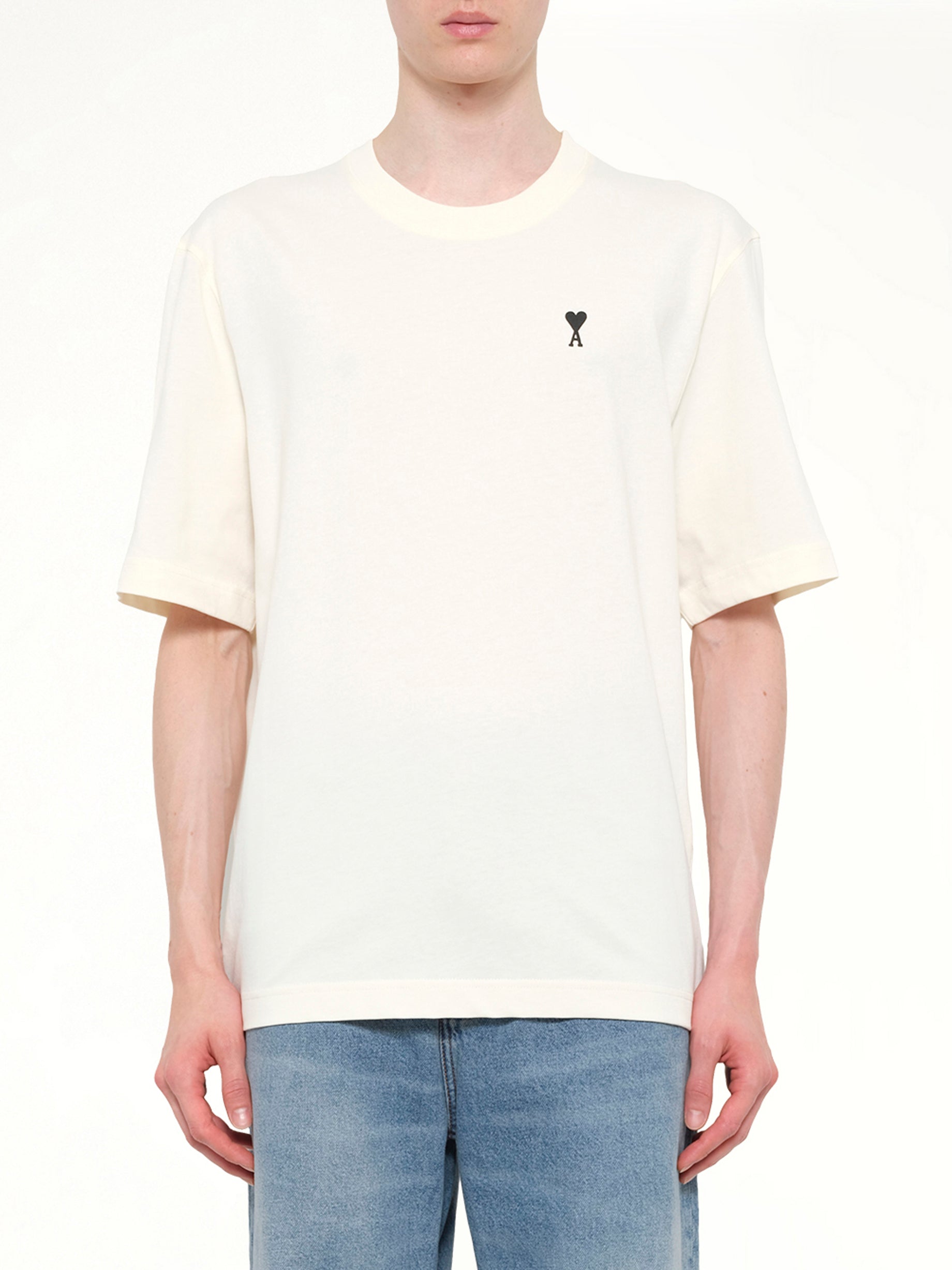 Boxy Fit ADC T-Shirt in Cream