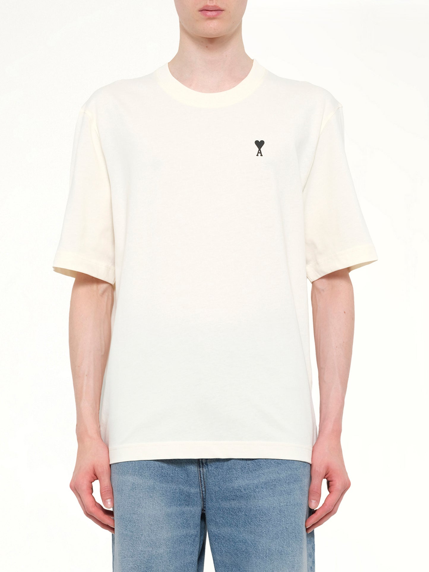 Boxy Fit ADC T-Shirt in Cream