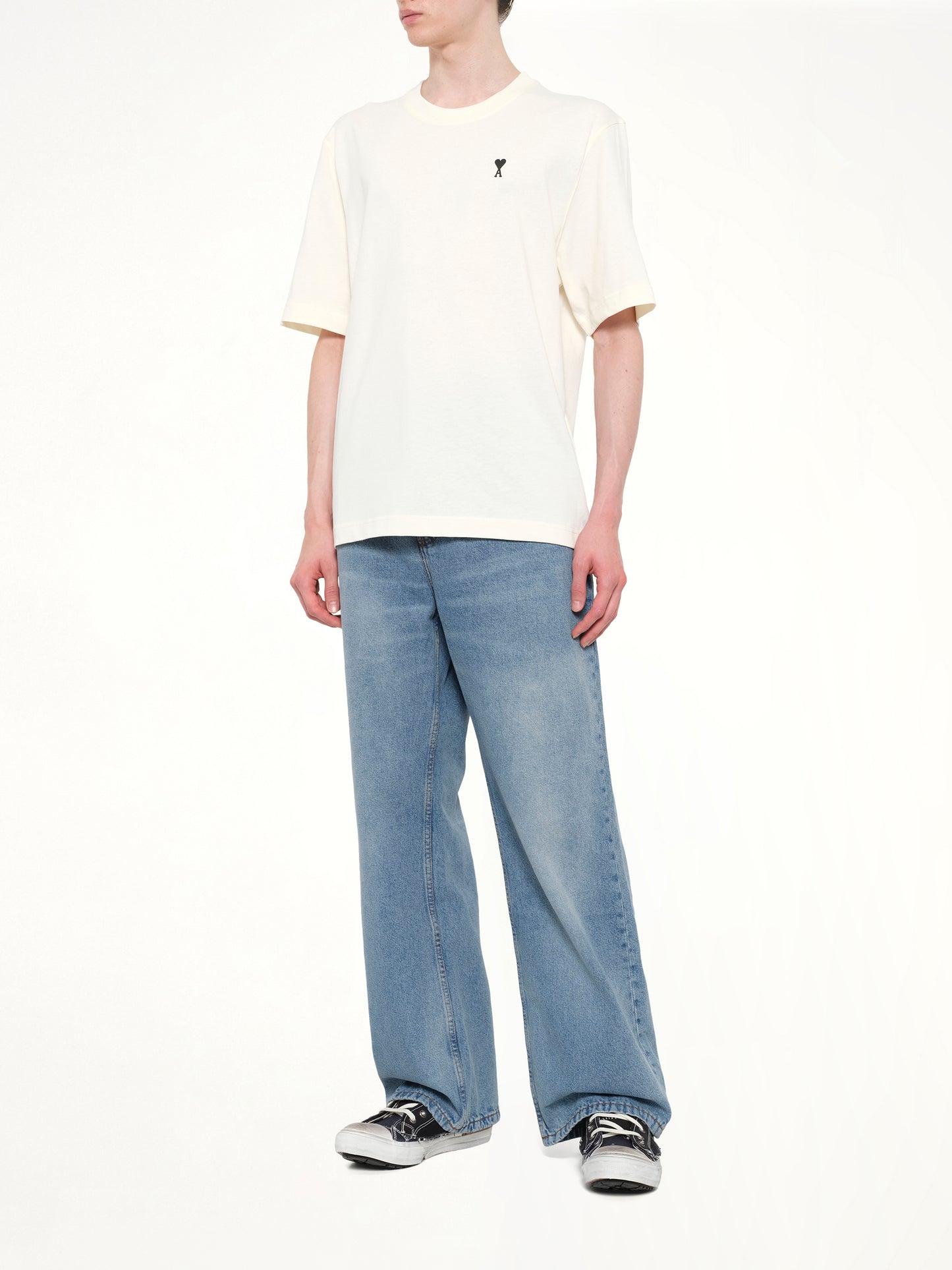 Boxy Fit ADC T-Shirt in Cream