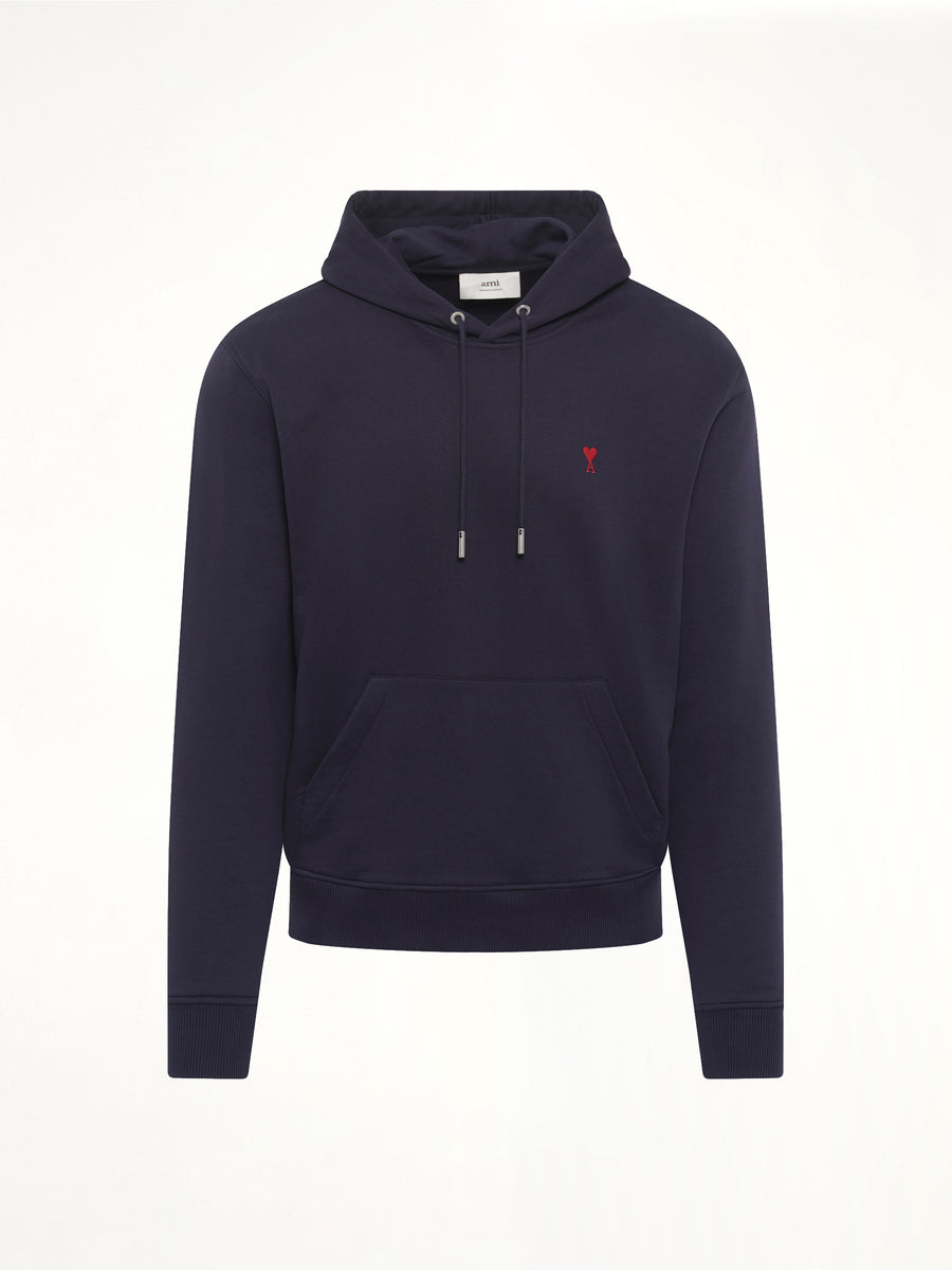 Ami De Coeur Hoodie in Navy/Red