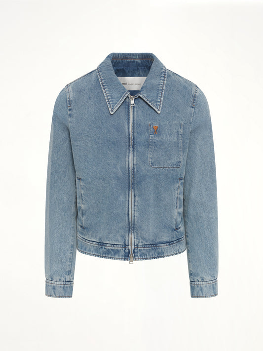 Contrasted ADC Denim Jacket in Blue