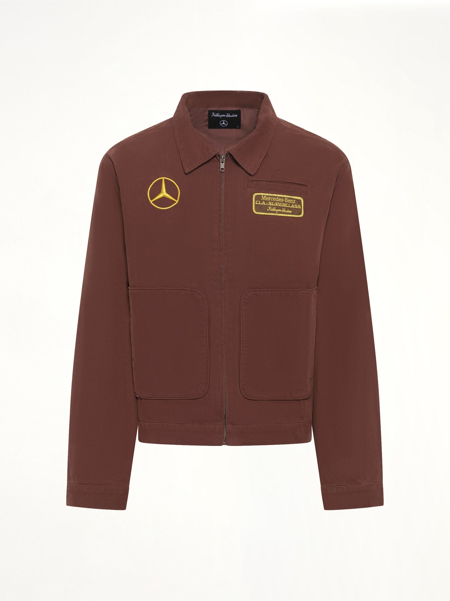 Kidsuper X Mercedes Benz Work Jacket in Brown