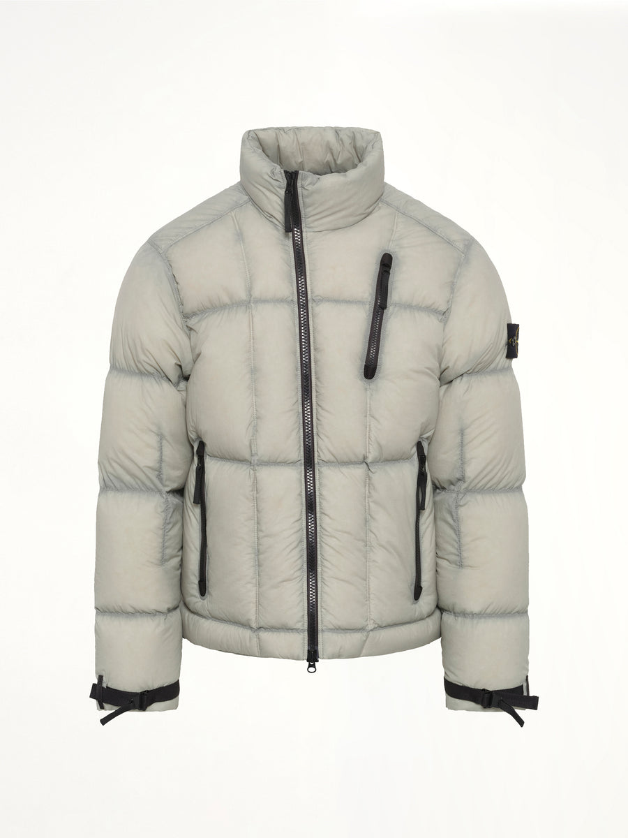 4100017 Light Nylon Tela Puffer in Green