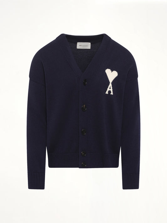 Contrasted ADC Cardigan in Navy