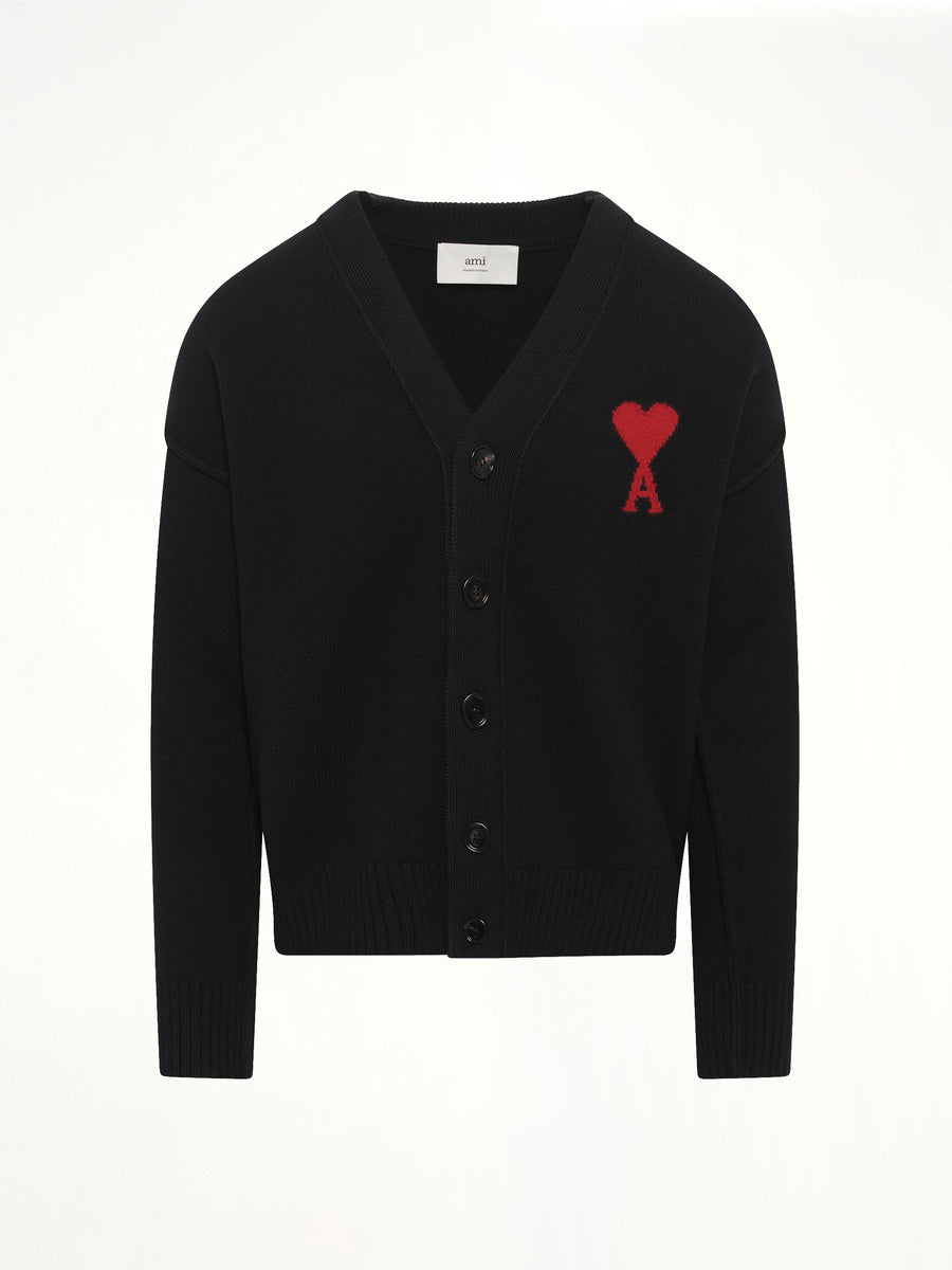 Ami De Coeur Cardigan in Black