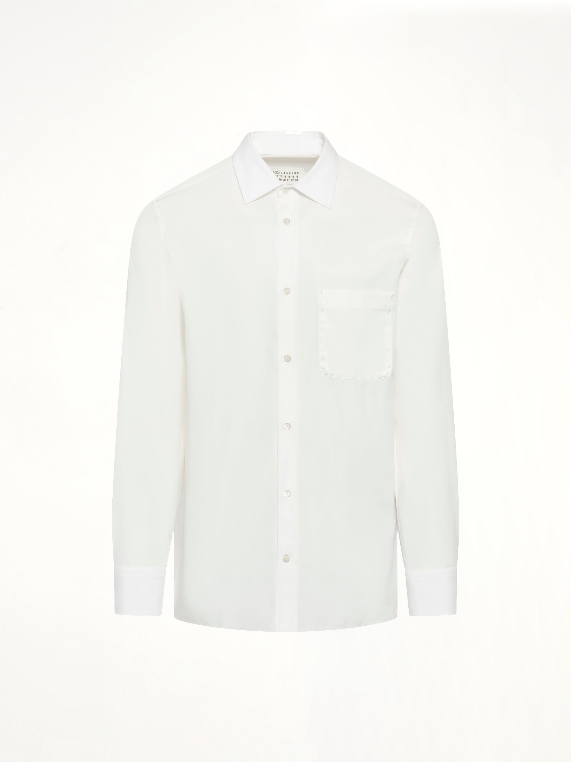 MAISON MARGIELA Long Sleeve Shirt in Off White Product Photo from MARAIS