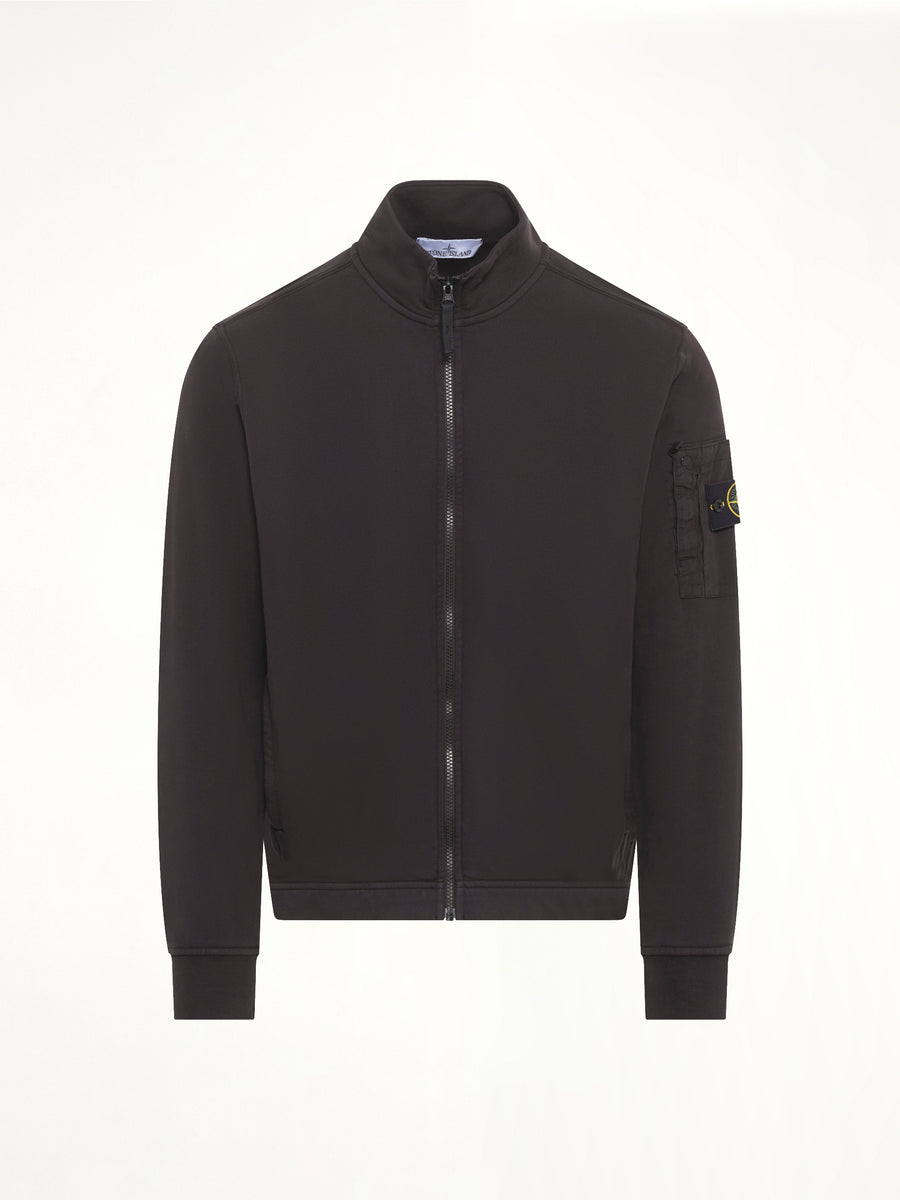 6100018 Zip Up Cardigan in Black