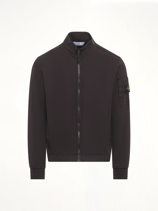 6100018 Zip Up Cardigan in Black