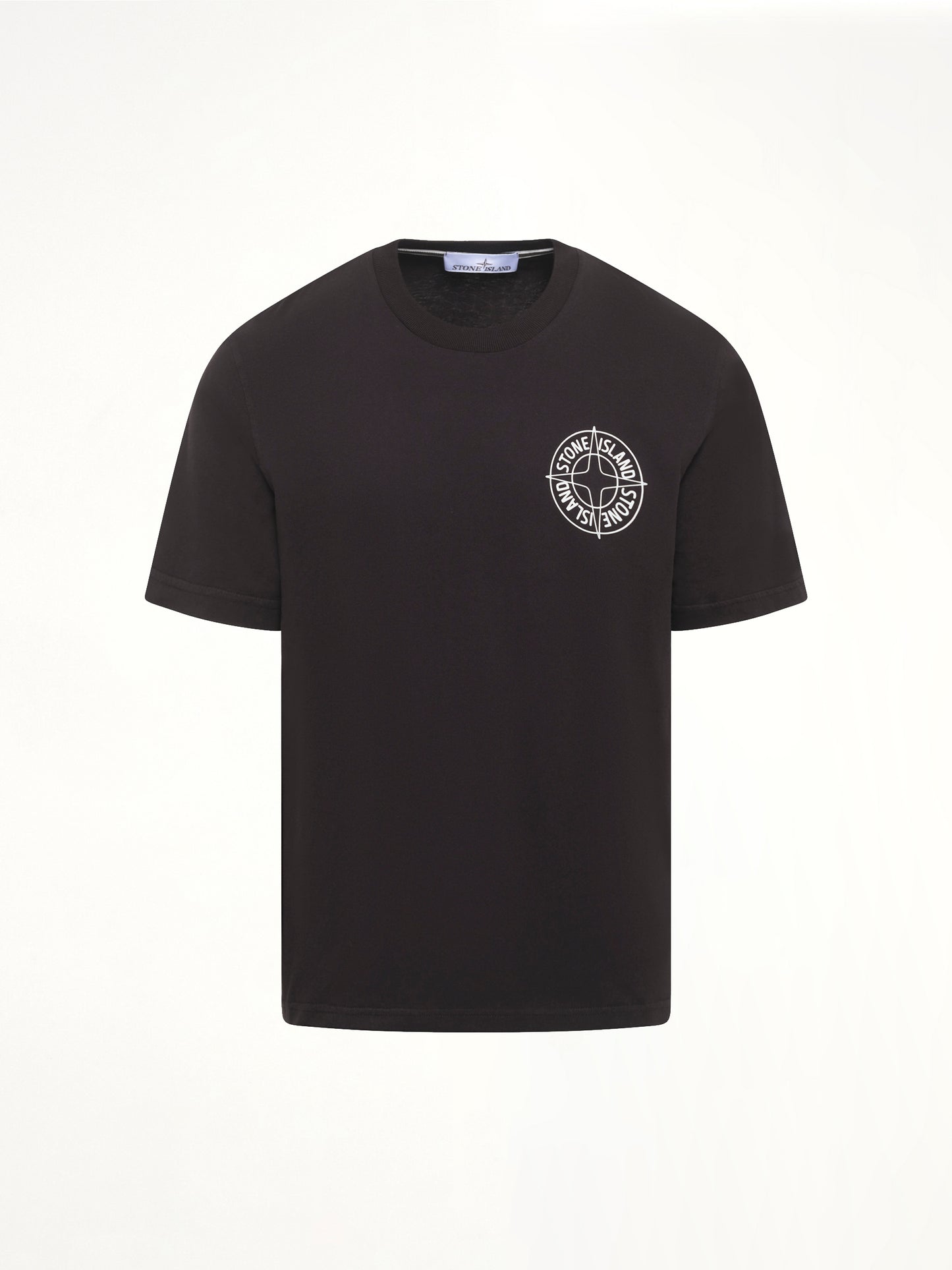 2100001 Chest Logo T-Shirt in Black
