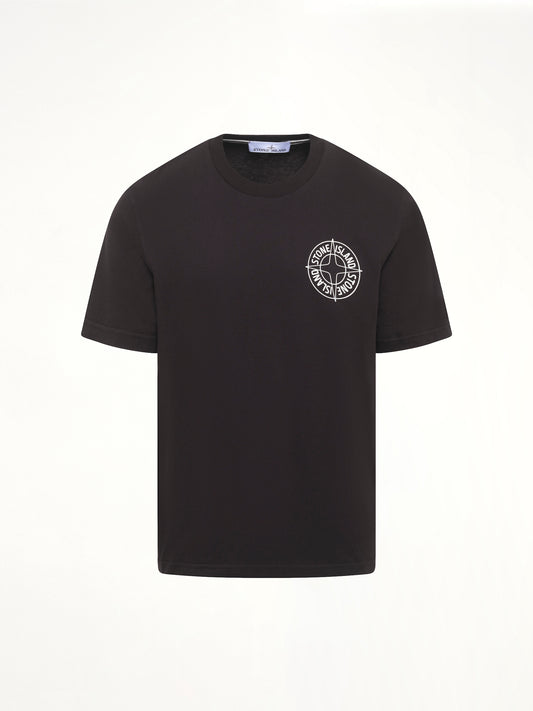 2100001 Chest Logo T-Shirt in Black