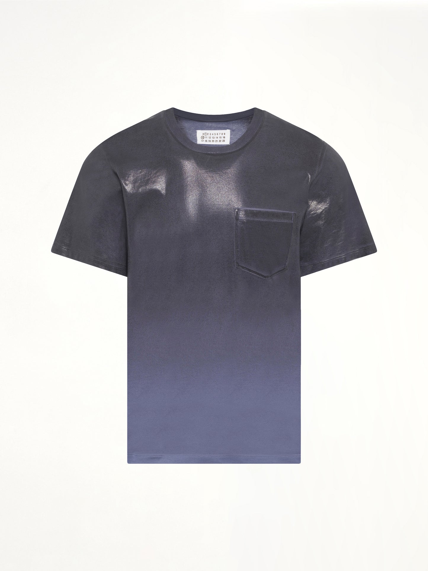 Coated T-Shirt in Lapis Blue