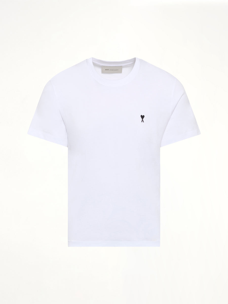 Contrasted Ami De Coeur T-Shirt in White