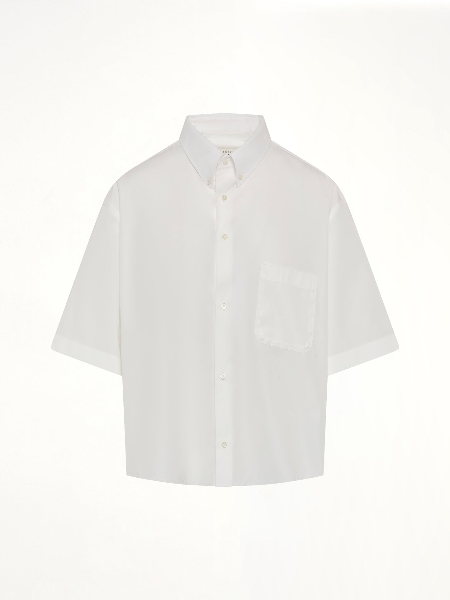 Short Sleeve Shirt in Off White
