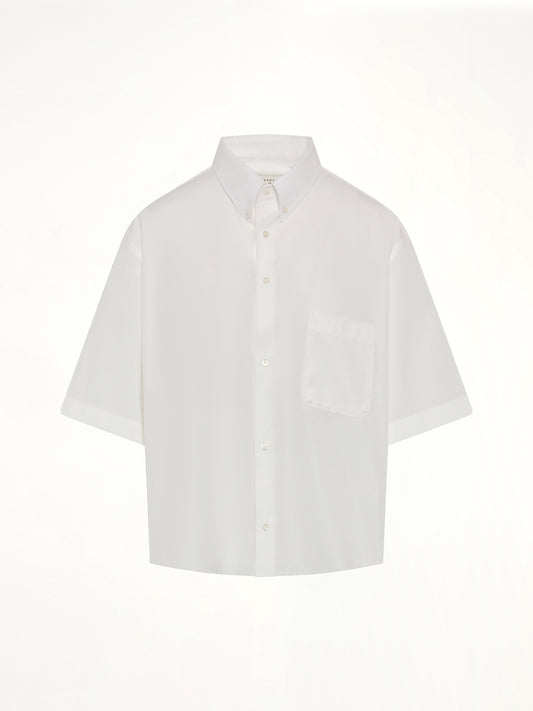 Short Sleeve Shirt in Off White