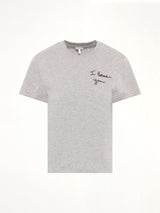 Regular Fit T-Shirt in Grey Melange