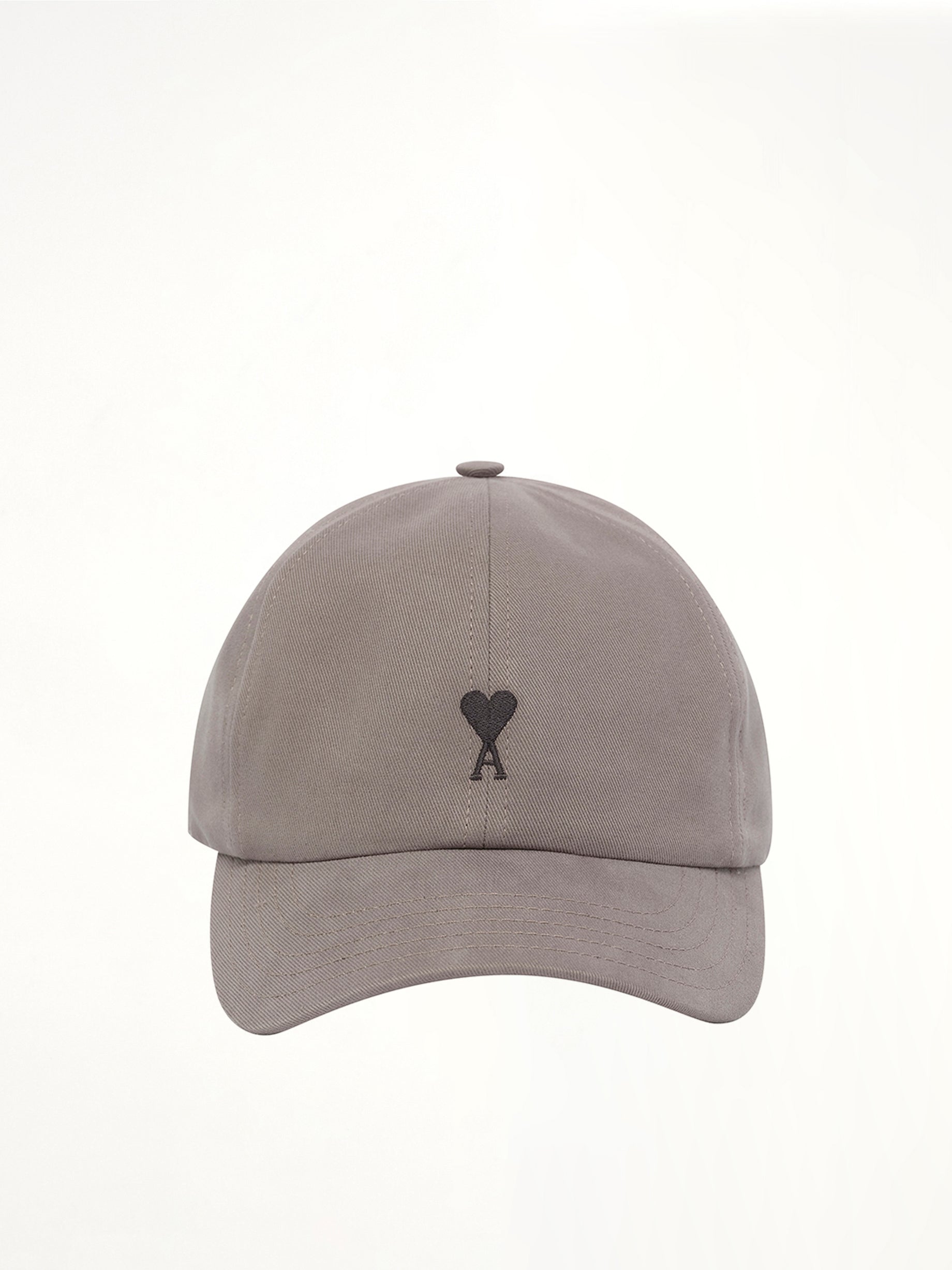 Black Ami De Coeur Embroidery Cap in Carbon