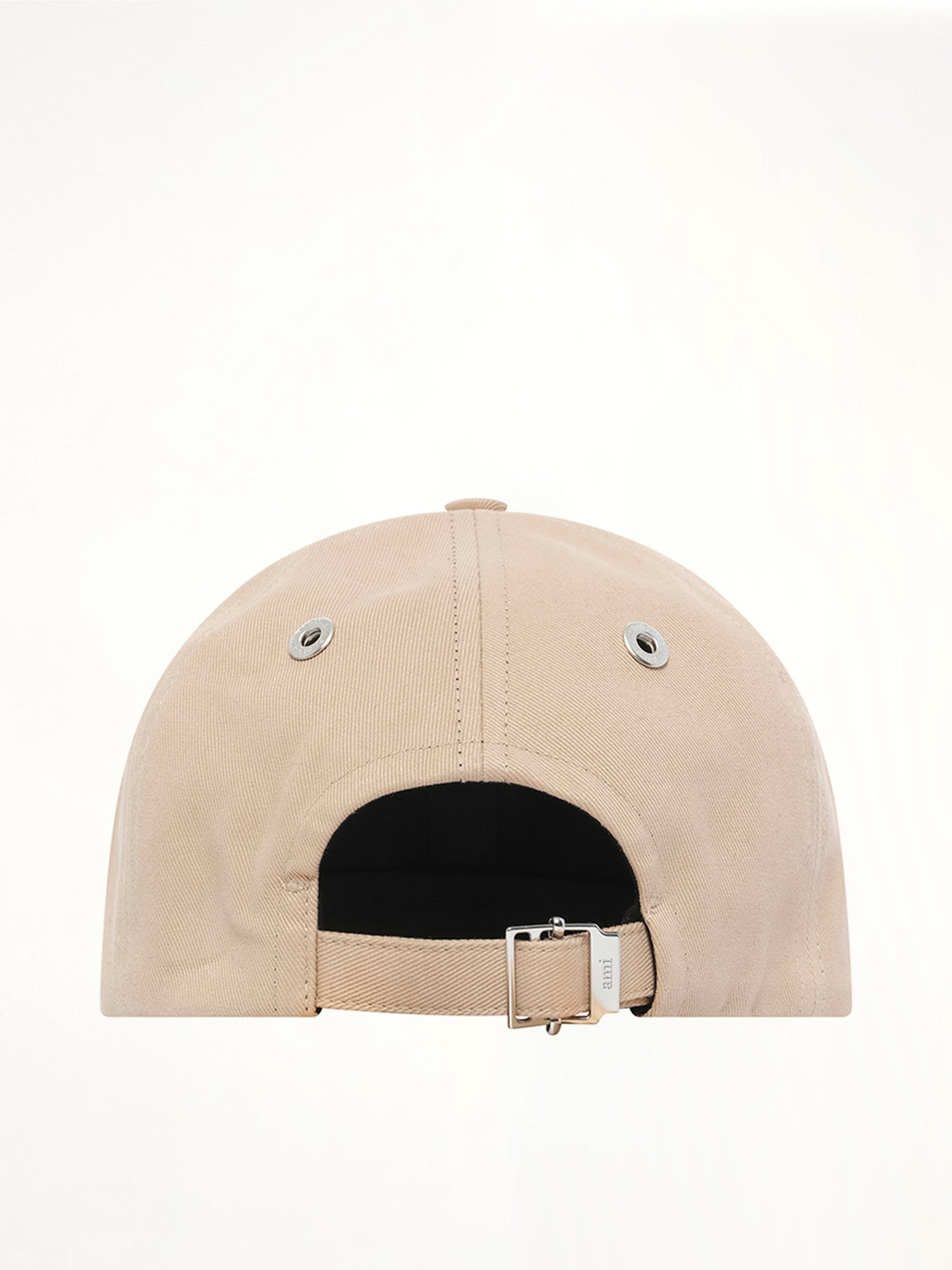 Red Ami De Coeur Embroidery Cap in Beige Taupe