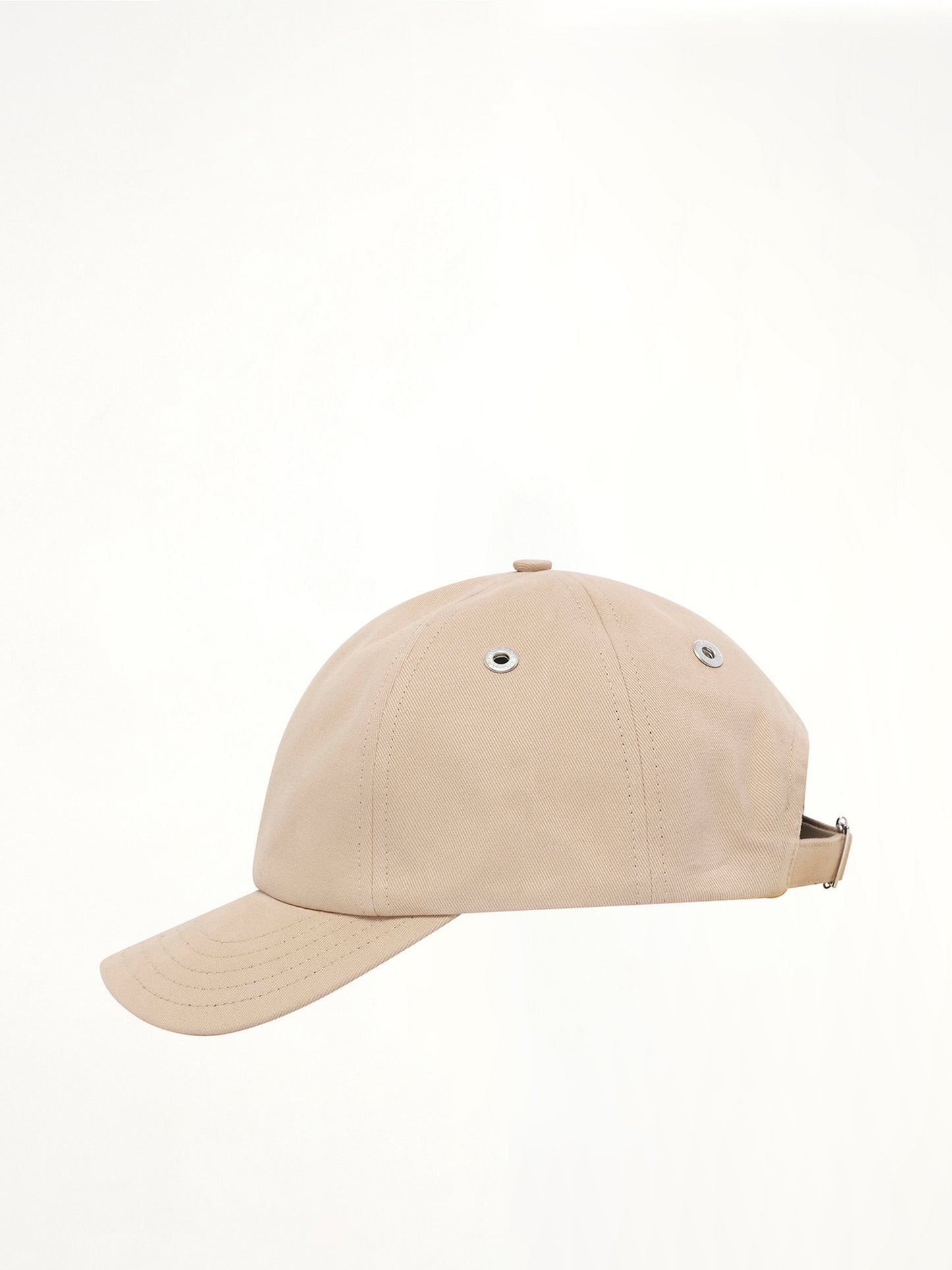 Red Ami De Coeur Embroidery Cap in Beige Taupe