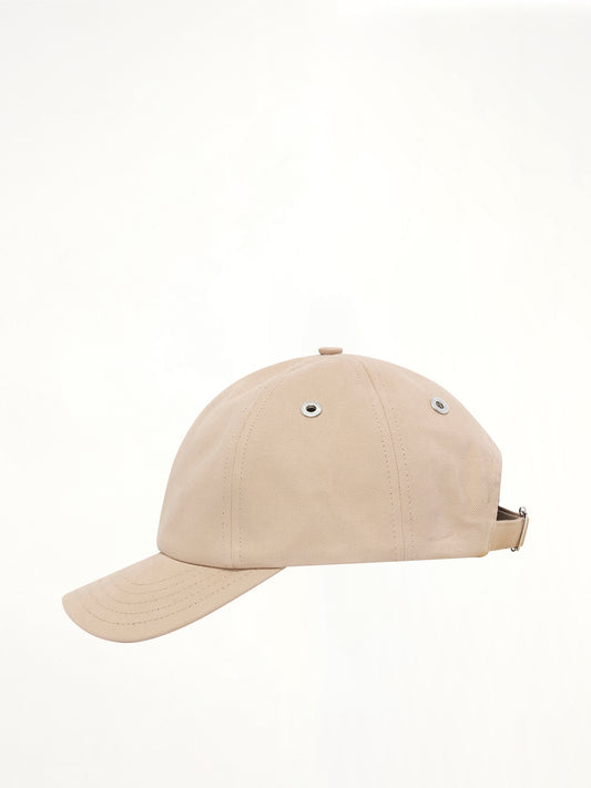 Red Ami De Coeur Embroidery Cap in Beige Taupe