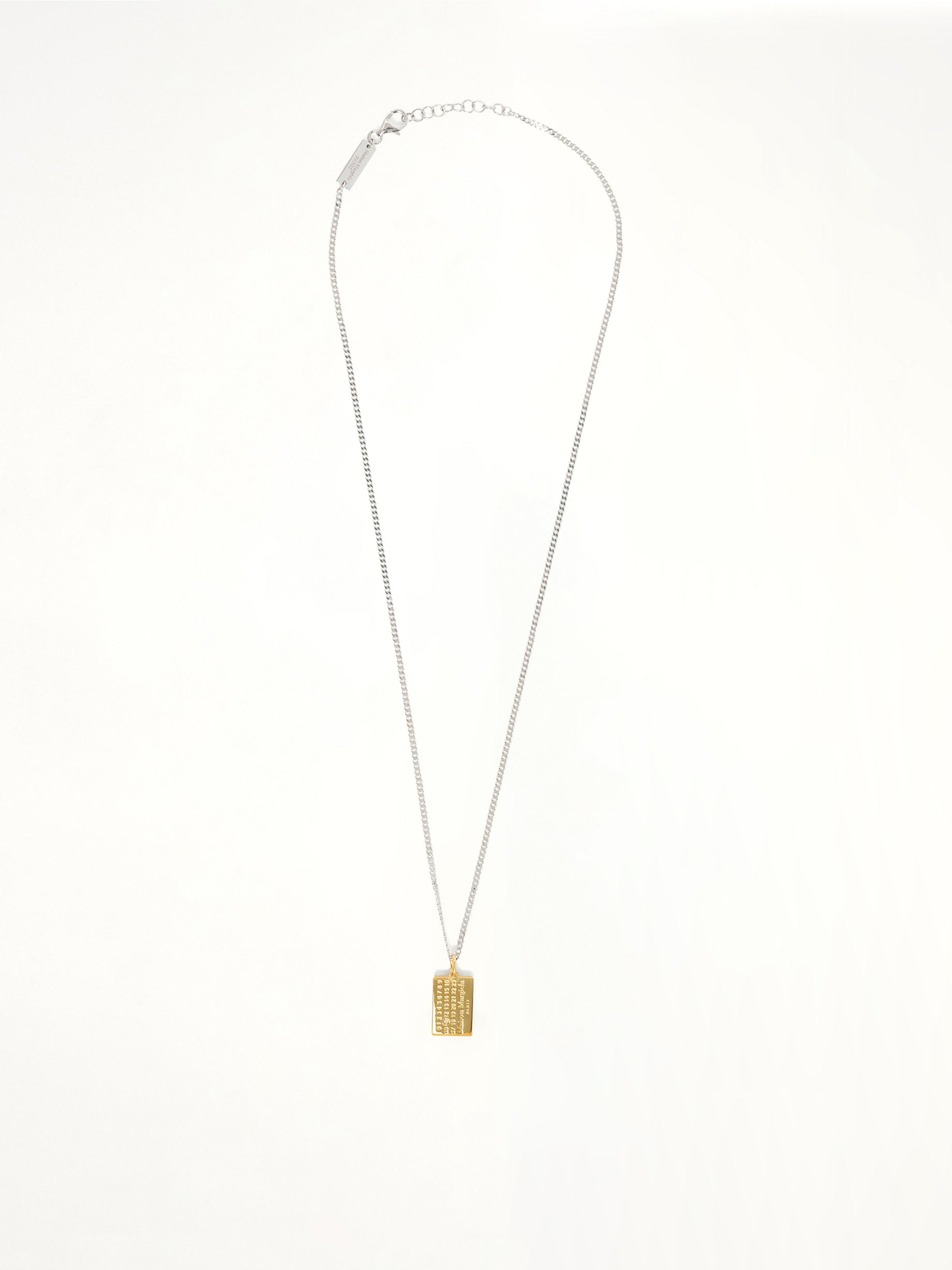 Lab-Grown Diamonds Number Pendant in Gold Coated Silver