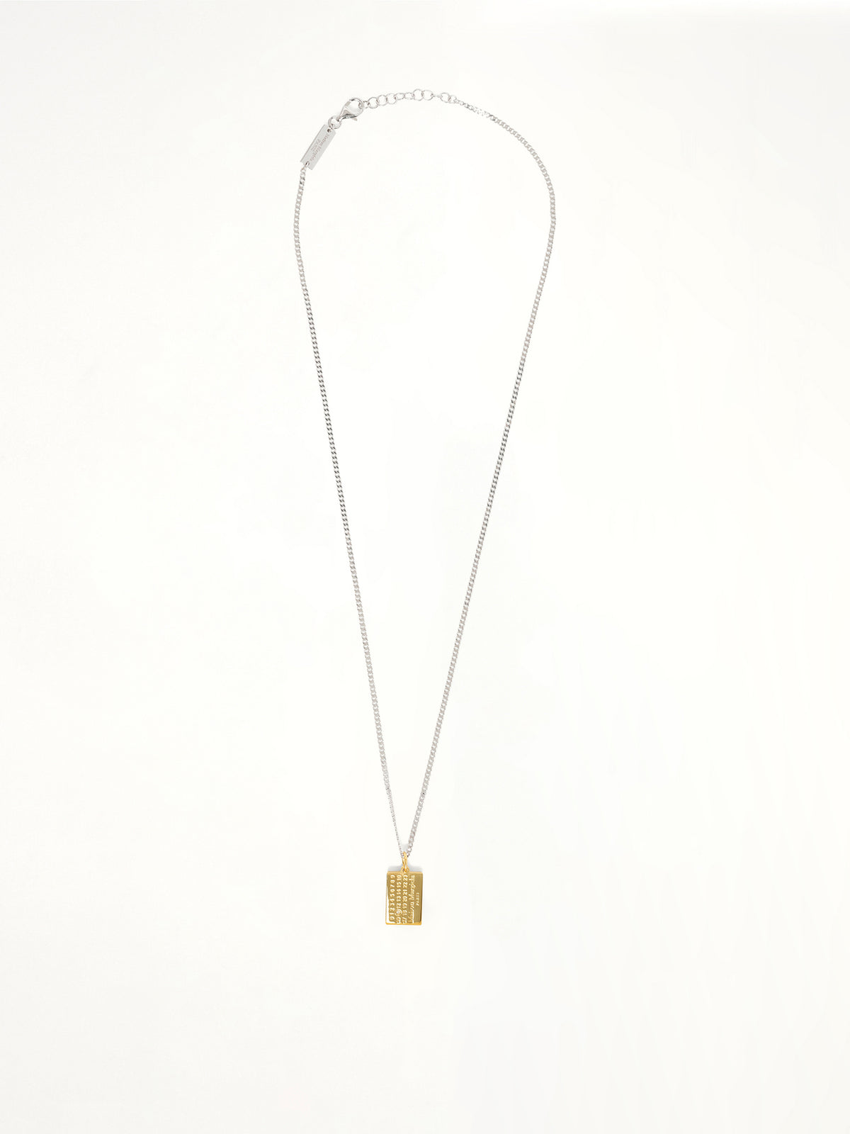 Lab-Grown Diamonds Number Pendant in Gold Coated Silver