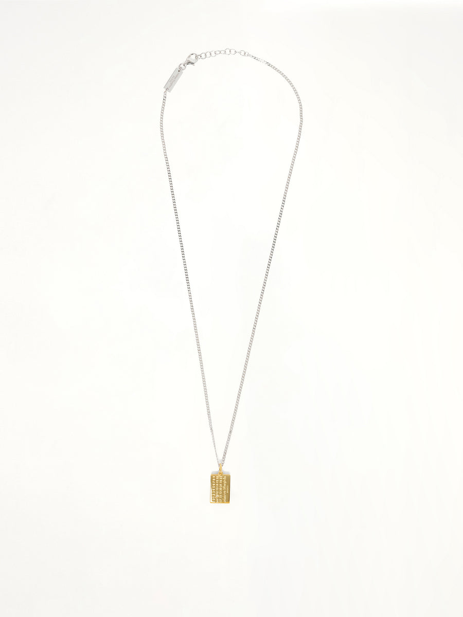 Lab-Grown Diamonds Number Pendant in Gold Coated Silver
