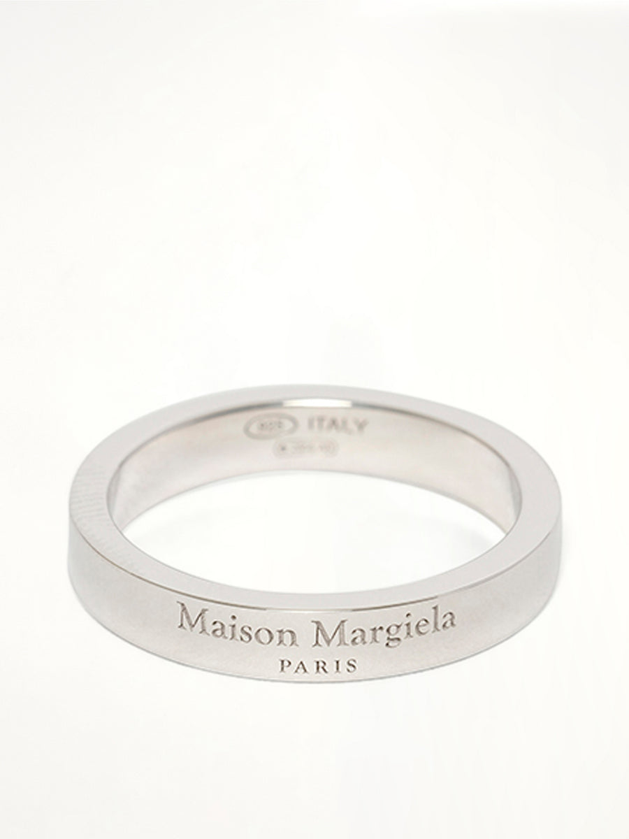 Logo Reference Ring 4mm in Silver