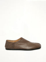 Tabi Babouche in Cold Brown Side View | MAISON MARGIELA