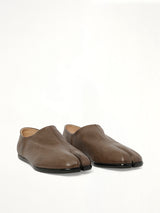 Tabi Babouche in Cold Brown Front View | MAISON MARGIELA