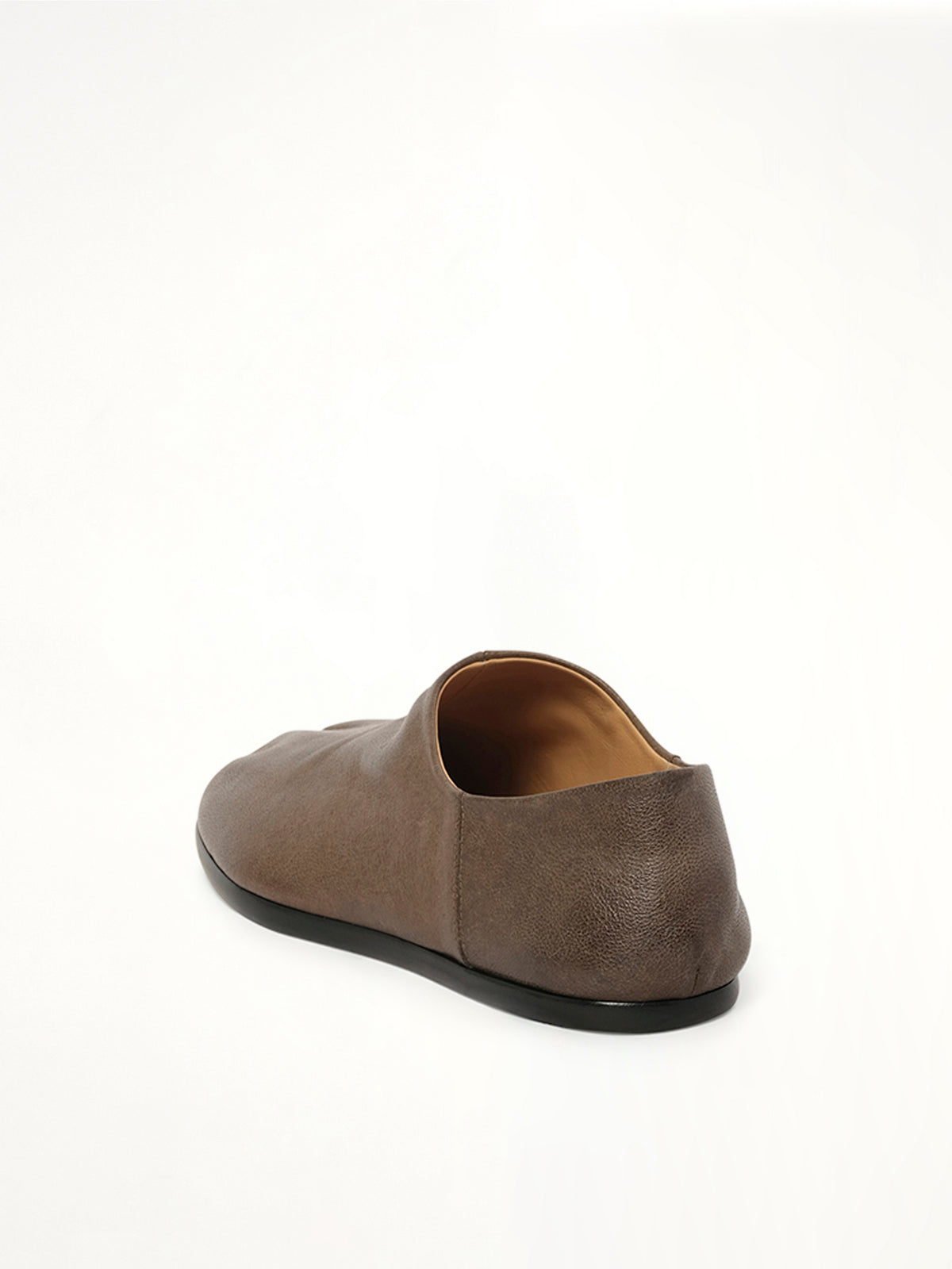 Tabi Babouche in Cold Brown Back View | MAISON MARGIELA