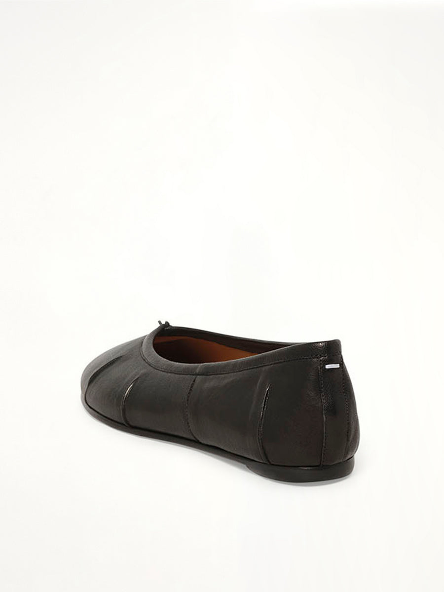 Tabi Ballerinas in Black Back View | MAISON MARGIELA