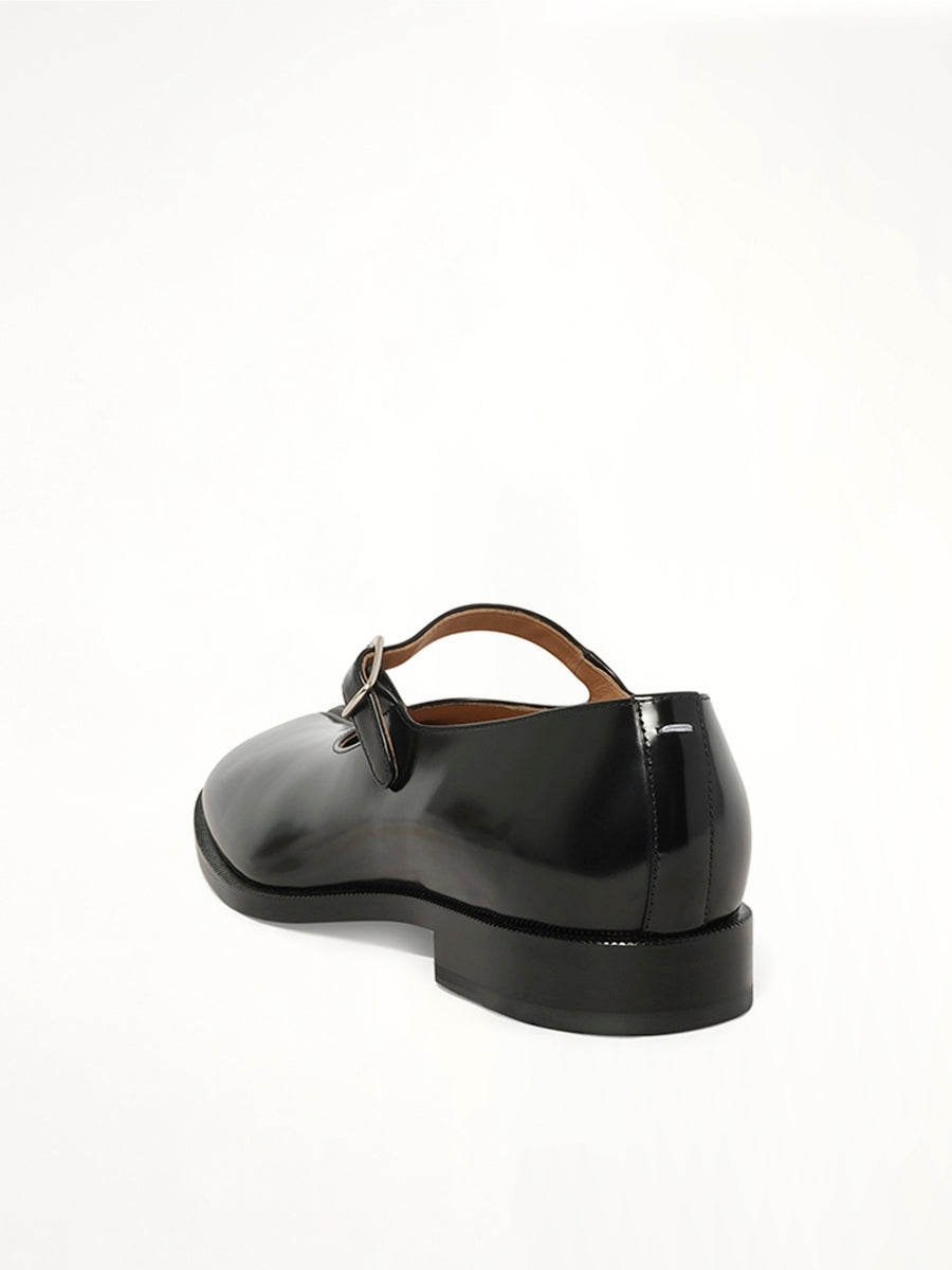 Tabi Mary Jane in Black Back View | MAISON MARGIELA