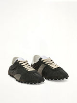 Sprinters Low Sneaker in Dusty Green/Black Front View | MAISON MARGIELA