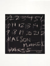Numbers Foulard in Black