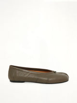 Tabi New Ballerina in Cold Brown Side View | MAISON MARGIELA