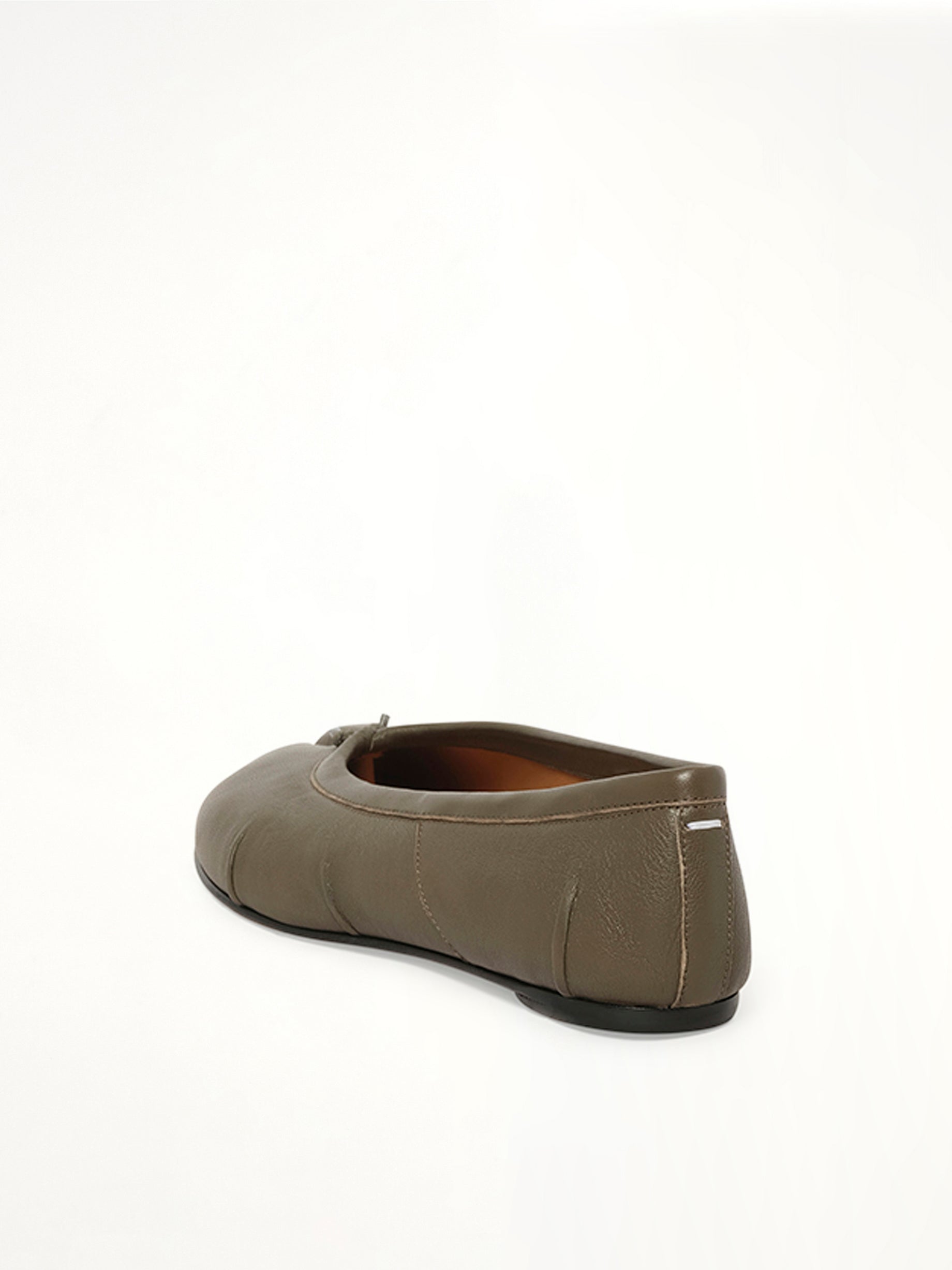 Tabi New Ballerina in Cold Brown Back View | MAISON MARGIELA