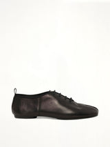 Tabi Jazz Lace-up Derby in Black Side View | MAISON MARGIELA