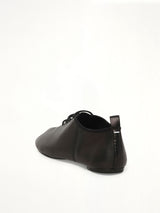 Tabi Jazz Lace-up Derby in Black Back View | MAISON MARGIELA