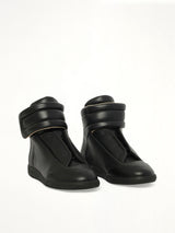 Future Mid-Top Sneaker in Black Front View | MAISON MARGIELA