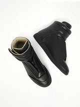 Future Mid-Top Sneaker in Black Top View | MAISON MARGIELA