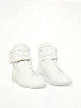 Future Mid-Top Sneaker in White Front View | MAISON MARGIELA