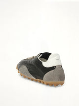 Sprinters Low Sneaker in Black/White/Grey Back View | MAISON MARGIELA