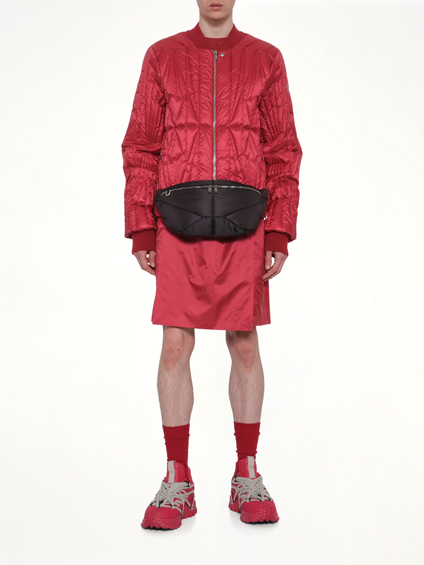 Rick Owens x Moncler Bumbag in Black