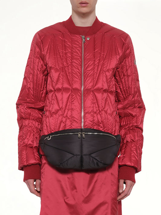 Rick Owens x Moncler Bumbag in Black