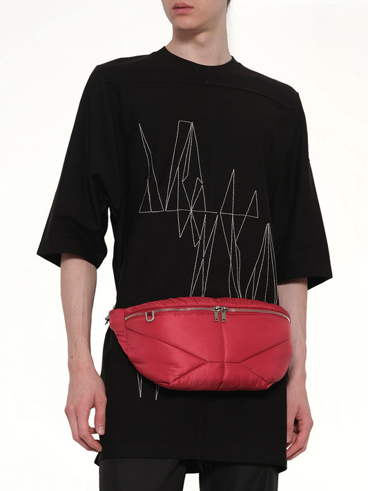 Rick Owens x Moncler Bumbag in Carnelian