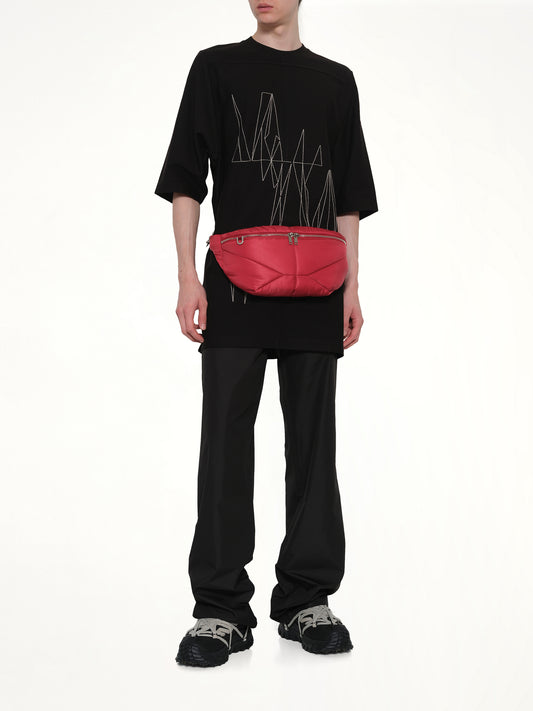 Rick Owens x Moncler Bumbag in Carnelian